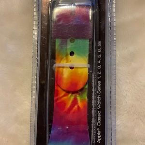 Sport silicone strap for use with Apple Watch 38&40mm TyeDye